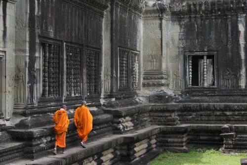 Cambodia monks