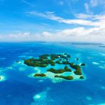 Picturesque view of the Palau islands