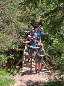 photo of hikers on the Dolomites tour and members of the Boundless Journeys Ambassador Club